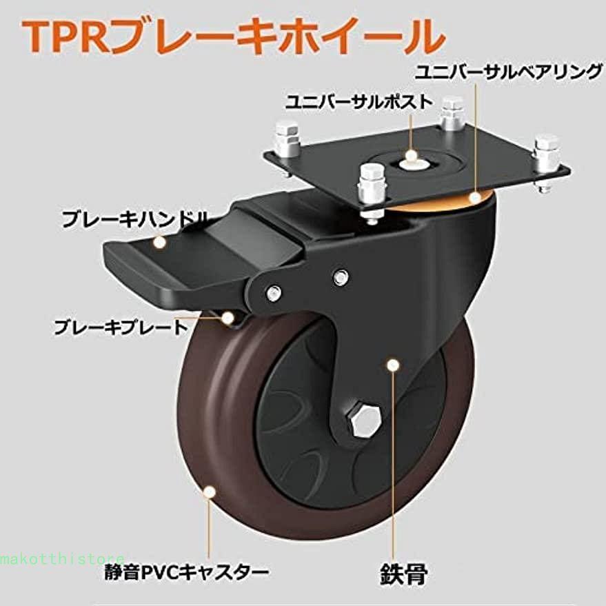 キャリーカート 台車 折りたたみ 軽量 運搬台車 72×47cm 90x60cm 大天板 荷台車 大型 荷物台車 耐荷重 300kg 手押し車 耐摩耗性ミュートラバーホイール コンパ｜toistore｜05