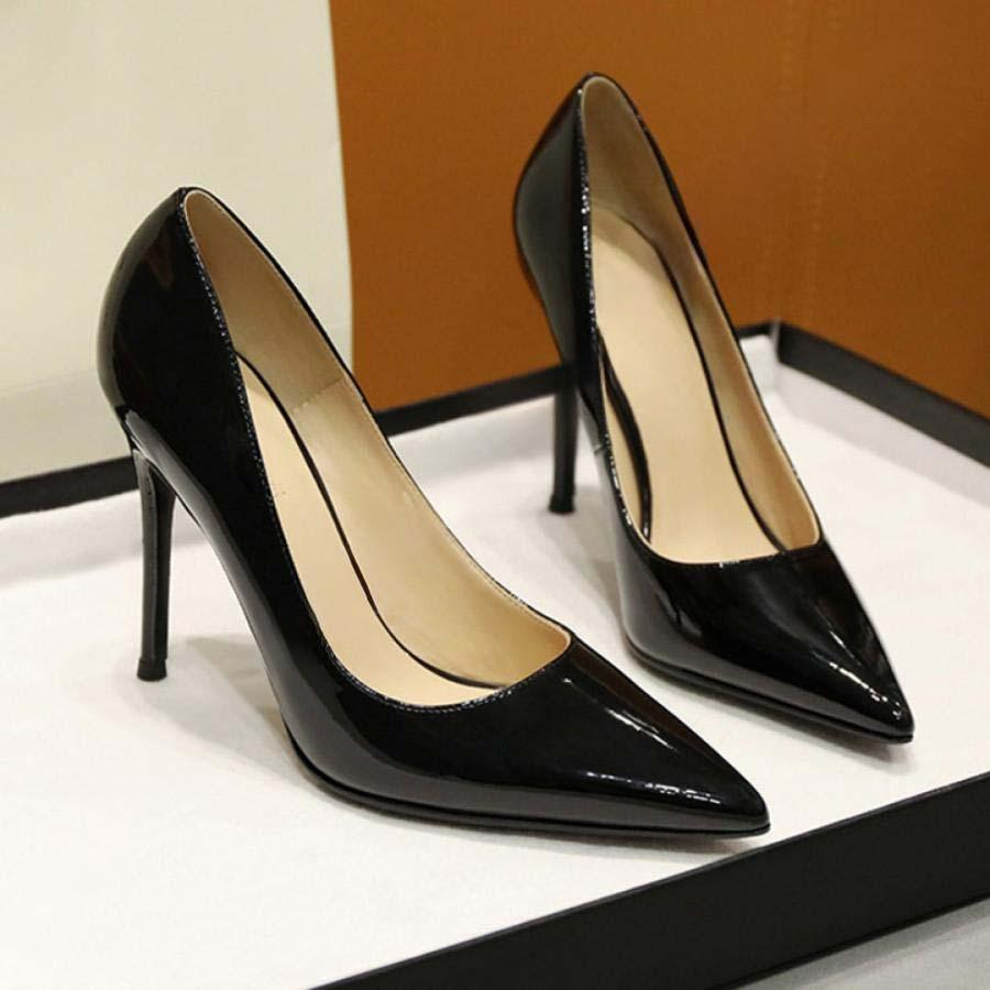 パンプス ハイヒール 10cm レディース ポインテッドトゥ ピンヒール レディース 歩きやすい high heels 美脚 通勤 結婚式 入学式 ポインテッドトゥ パンプス｜toistore｜14