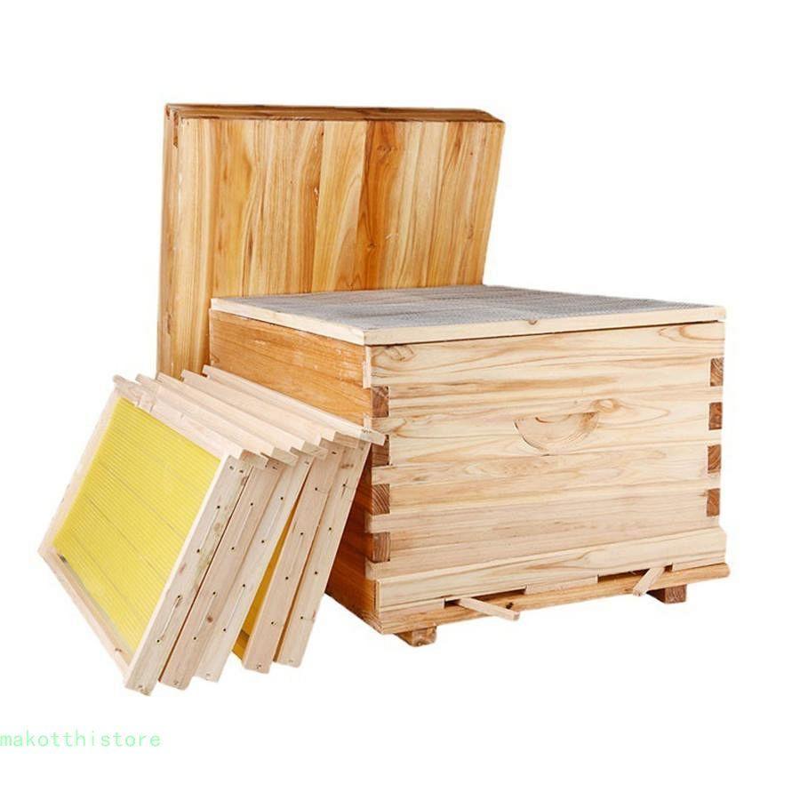 ミツバチ 巣箱 養蜂箱 蜜蜂巣箱 杉材 養蜂箱栽培 蜂蜜蜂の巣箱10フレームパーティション蜂ハイブ ハチミツの家耐久性非常に乾燥巣箱養蜂家のための完璧なツール｜toistore｜08