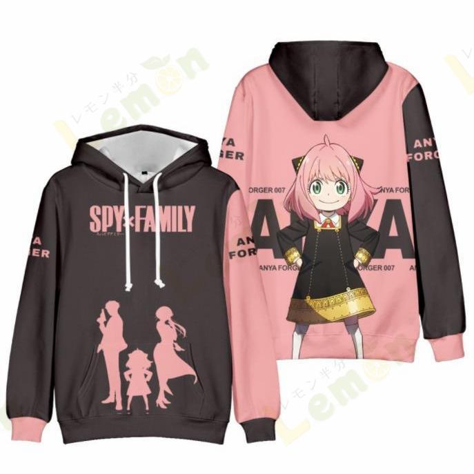 SPY×FAMILY スパイファミリーアーニャパーカー トップス メンズ 女 