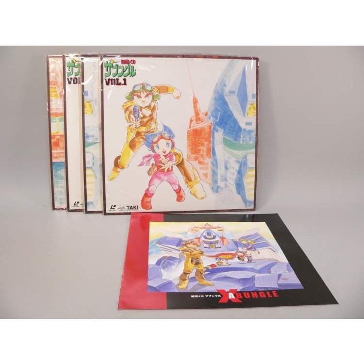 戦闘メカ　ザブングル【LD】レーザーディスク LD） 戦闘メカザブングル 1〜4巻セット ／ レーザーディスク【中古