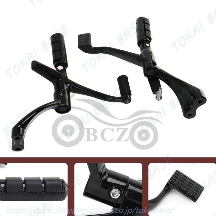 【互換品】ステップ ペダル スポーツスター フォワードコントロールキット ブラック XL 883 1200 2014 -2022 ハーレー スポーツスター XL X48 シフトペダルの画像