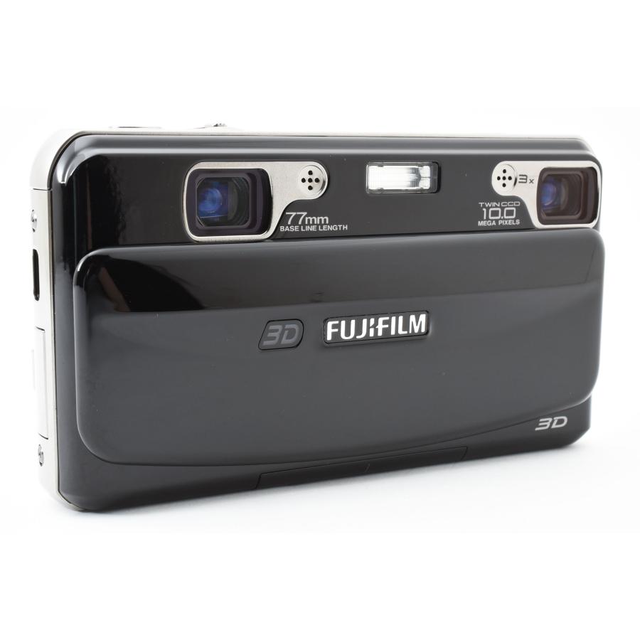美品 FUJIFILM 3Dカメラ FinePix REAL ブラック F FX-3D W1