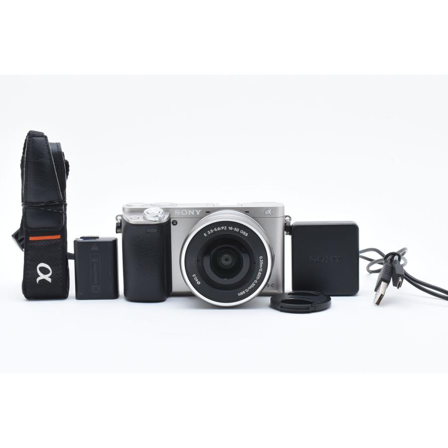 美品 SONY α6000 パワーズームキット シルバー : TOKAICAMERA - 通販