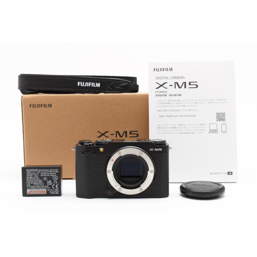 美品 FUJIFILM X-M5 ボディ（ブラック）F X-M5-B : TOKAICAMERA