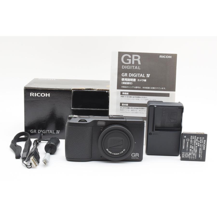 ショット数わずか674回】 RICOH リコー GR DIGITAL IV 4 コンパクト 箱 