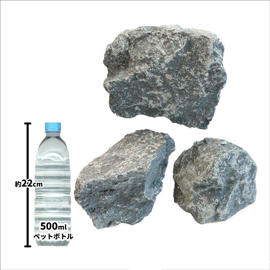 青砕石 割栗石 150-300mm 18kg / おしゃれ diy リフォーム 庭 石 庭石