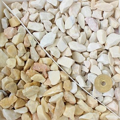 クラッシュマーブライト イエロー 5-13mm 400kg (20kg×20袋) / 庭 砂利