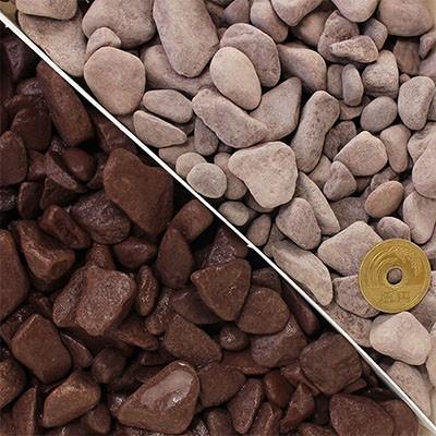 ココアペイブ 15mm kg 庭 砂利 おしゃれ 種類 玉砂利 砂利敷き Diy ガーデニング 園芸 ガーデン 敷石 外構 エクステリア 小粒 中粒 チョコ色 ココア色 Cocoa15 東海砂利 株式会社 通販 Yahoo ショッピング