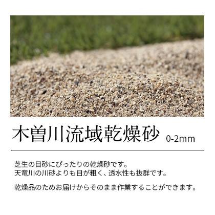 芝生用 荒目砂 乾燥砂 木曽川流域産 洗い砂 600kg (20kg×30袋) / 庭 砂