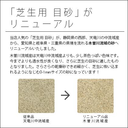 芝生用 目砂 乾燥砂 木曽川流域産 洗い砂 [0-1mm] 1000kg (20kg×50袋