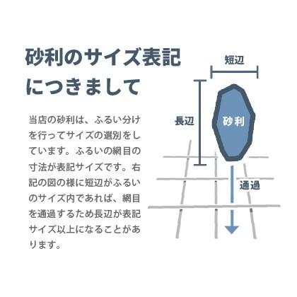 大磯 3分 200kg (20kg×10袋) [在庫限り] / 庭 砂利 おしゃれ 砂利敷き 庭石 大磯砂利｜tokaijari｜04