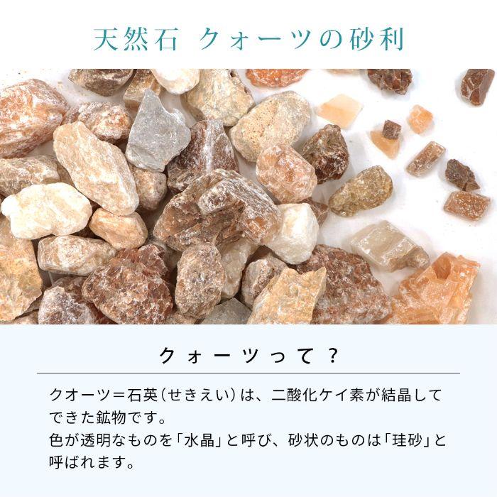 アンバークォーツ 5-15mm 10kg / 砂利 庭 おしゃれ diy 砕石