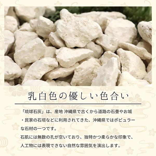 琉球石灰 5-40mm 360kg (18kg×20袋) / 砂利 石 庭 おしゃれ diy