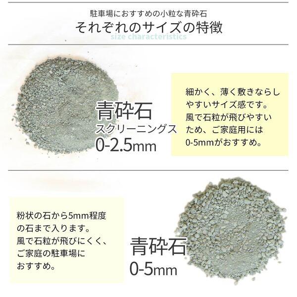 青砕石 0-5mm 400kg青砕石 400kg (20kg×20袋) / 砂利 石 砕石 青砕石 0-5mm 400kg青砕石 400kg (20kg×20袋) / 砂利 石 砕石