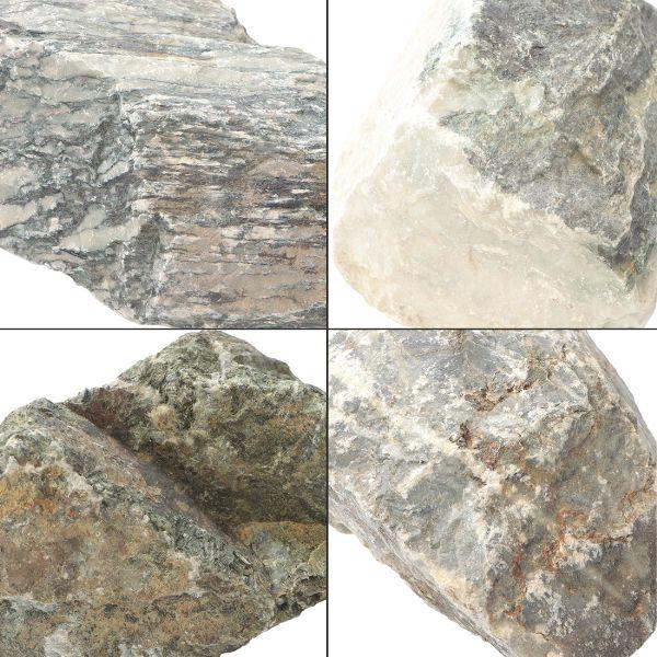 ミックスカラーロック 50-150mm 200kg (20kg×10箱) / 石 庭石 庭