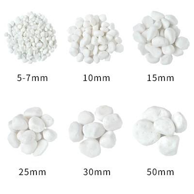 白玉石 フルセット 6種類 サンプル [1000円クーポン付] / 庭 砂利 