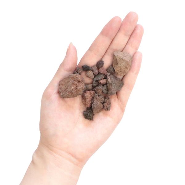 溶岩砂利 レッド 0-20mm 1000g [1000円クーポン付] / 砂利 石 おしゃれ