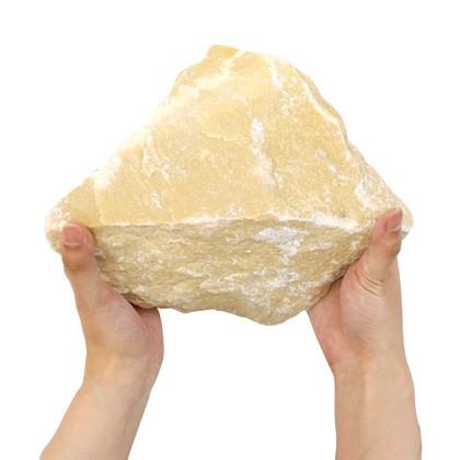 イエローロック 150-300mm 18kg / 庭 庭石 石 おしゃれ ガーデニング