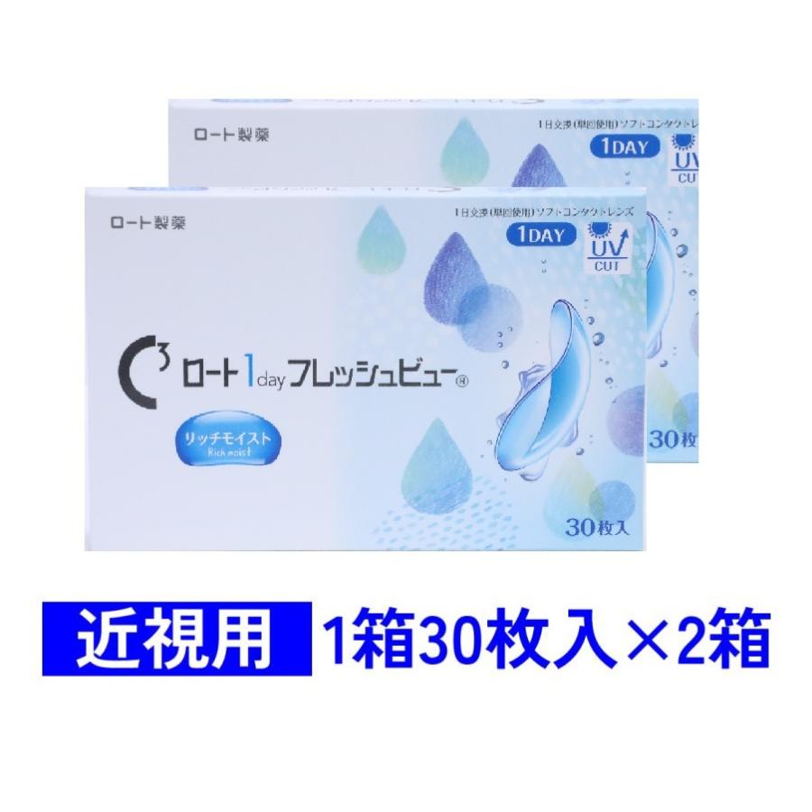 フレッシュビュー ワンデーフレッシュビューリッチモイスト 30枚入 2箱