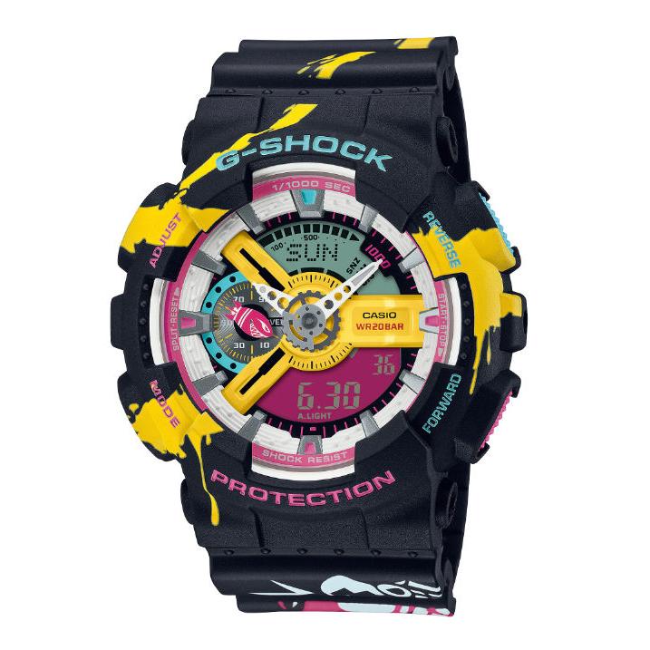 カシオ Gショック 海外モデル アナデジタイプ GA-110SS-1A 新品 GA110SS-1A | G-SHOCK ANALOG-DIGITAL Multi color | CASIO