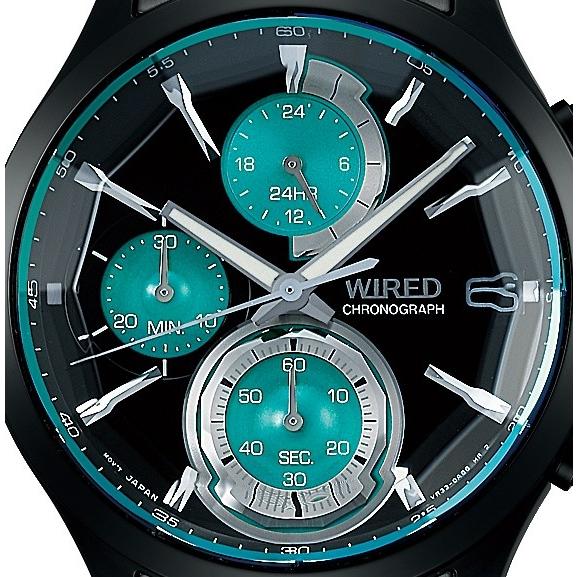 WIRED ワイアード AGAV121 THE BLUE ザ・ブルー クロノグラフ 電池式 