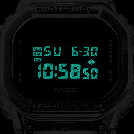 G-SHOCK ジーショック DW-5600SKE-7JF スケルトンシリーズ スクエア