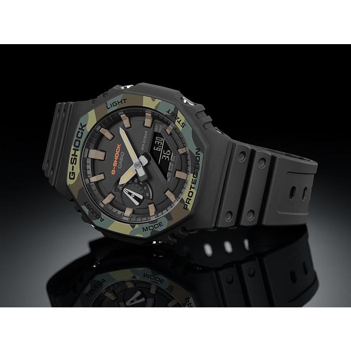 G-SHOCK ジーショック GA-2100SU-1AJF カーボンコアガード構造 Utility Color カモフラージュ柄ベゼル ブラック 腕時計 CASIO カシオ｜tokei-akashiya｜02