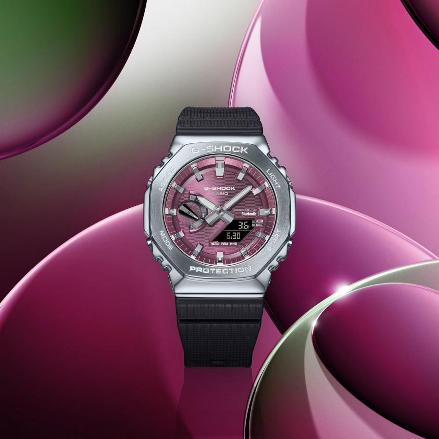 CASIO G-SHOCK GBM-2100A-4BJF バーガンディ G-SHOCK ジーショック GBM-2100A-4BJF メタルベゼル バーガンディ蒸着