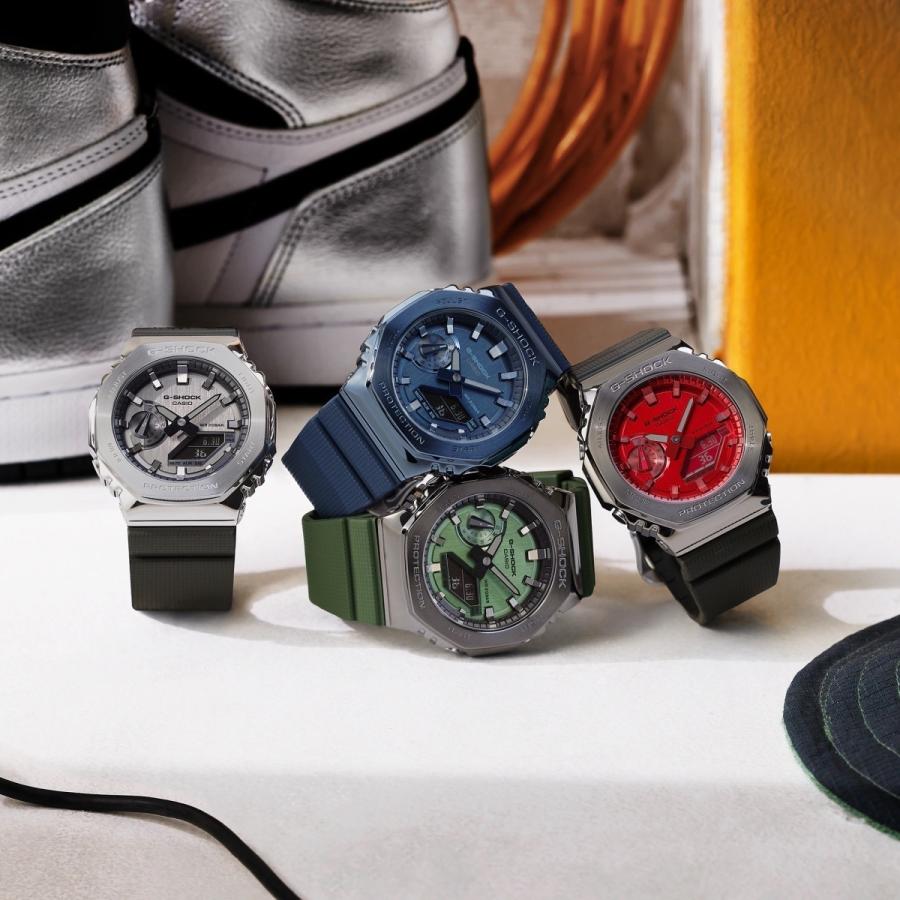 美品 GM-2100B-3AJF 腕時計 G-SHOCK ジーショック GM-2100B-3AJF メタルカバード耐衝撃構造