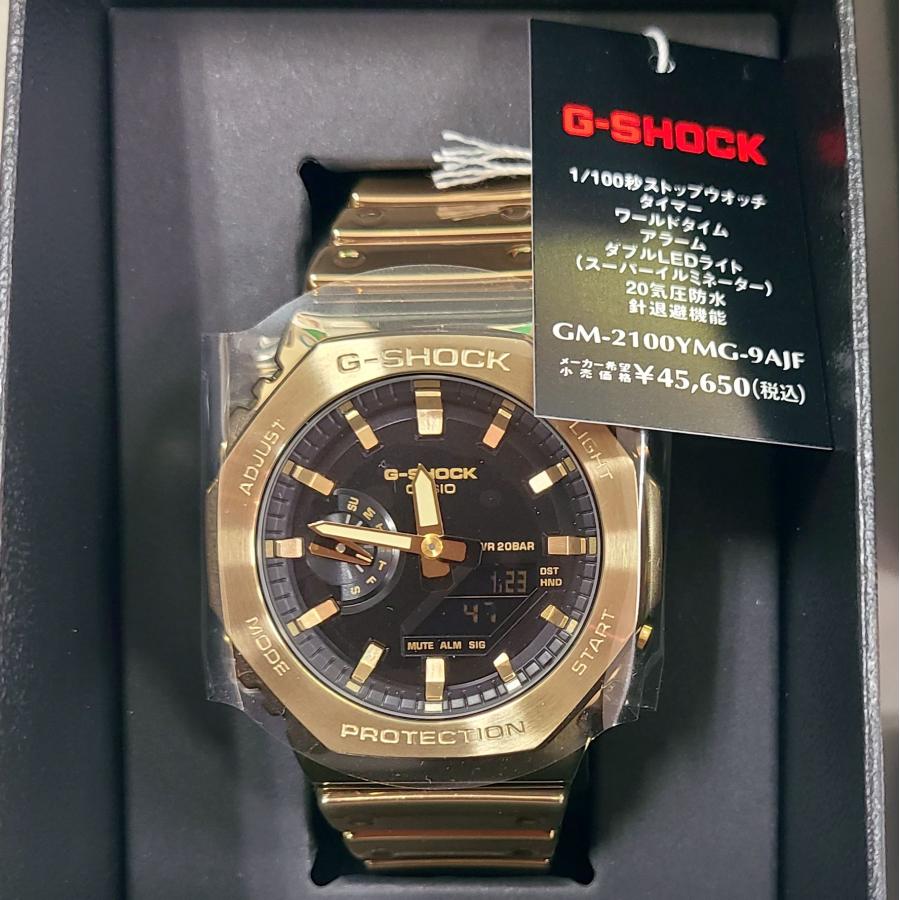 G-SHOCK ジーショック GM-2100YMG-9AJF メタルベゼル FINE G-SHOCK ジーショック GM-2100YMG-9AJF メタルベゼル FINE