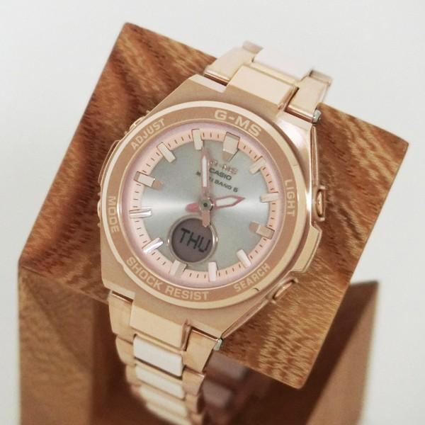 CASIO G-MS W200CG ローズゴールド (未使用品)※値段交渉可能 BABY-G MSG-W200CG-4AJF ジーミズ G-MS 電波ソーラー ピンクゴールド
