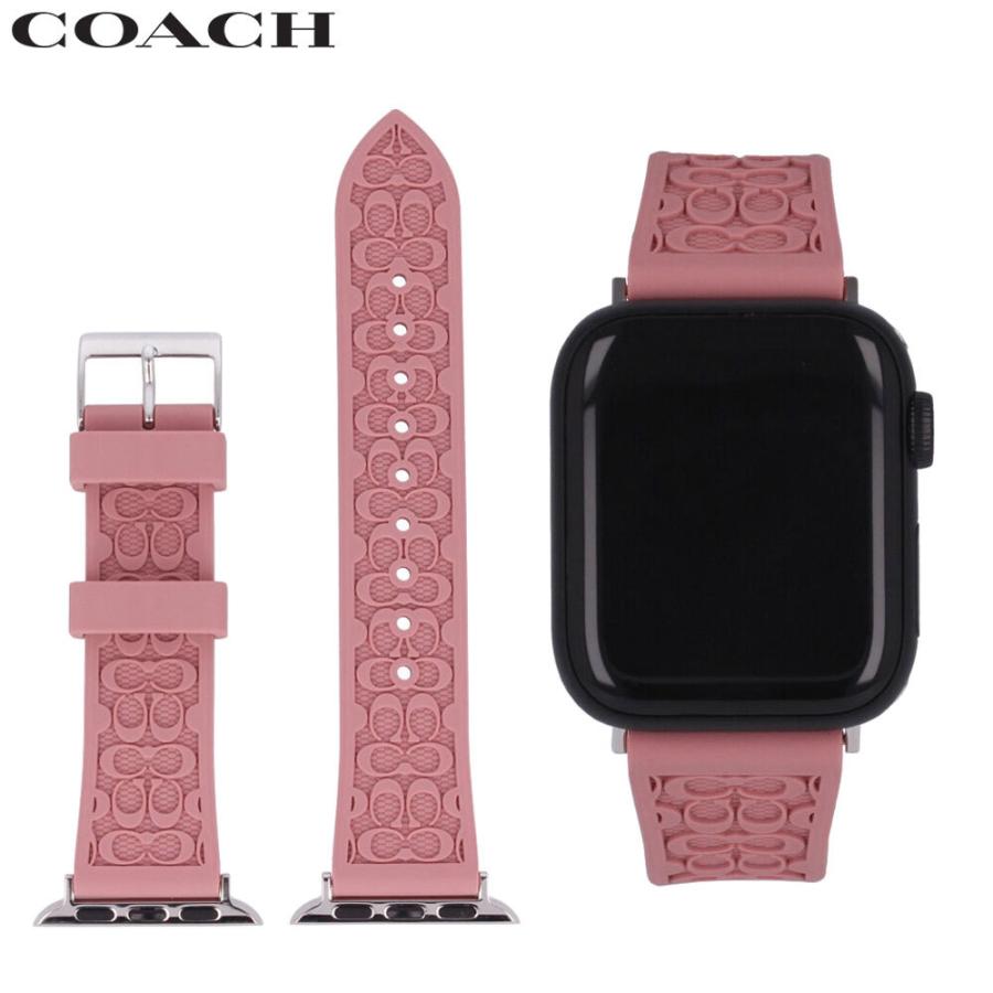 Coach コーチ Apple Watch アップルウォッチ 腕時計 レディース 付け替えベルト 替えバンド 38mm 40mm 対応 交換用パーツ ラバー ピンク 時計倉庫tokia 通販 Yahoo ショッピング