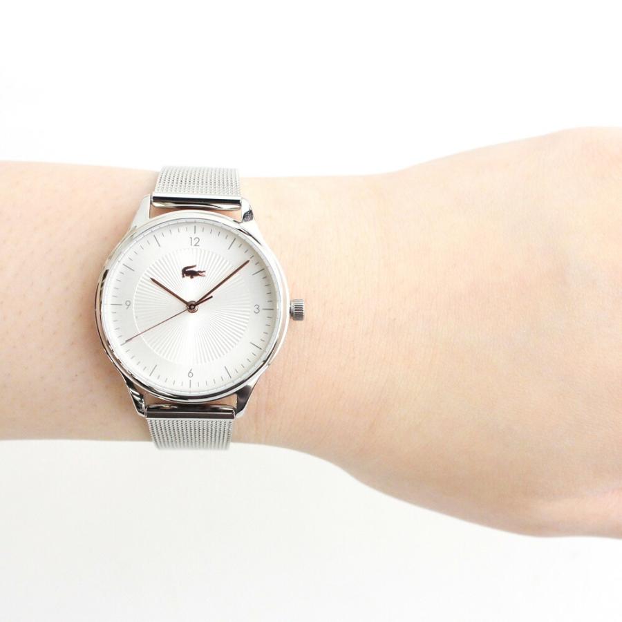 ラコステ　時計　シルバー LACOSTE ラコステ腕時計 レディース クオーツ アナログ 3針 ステンレス