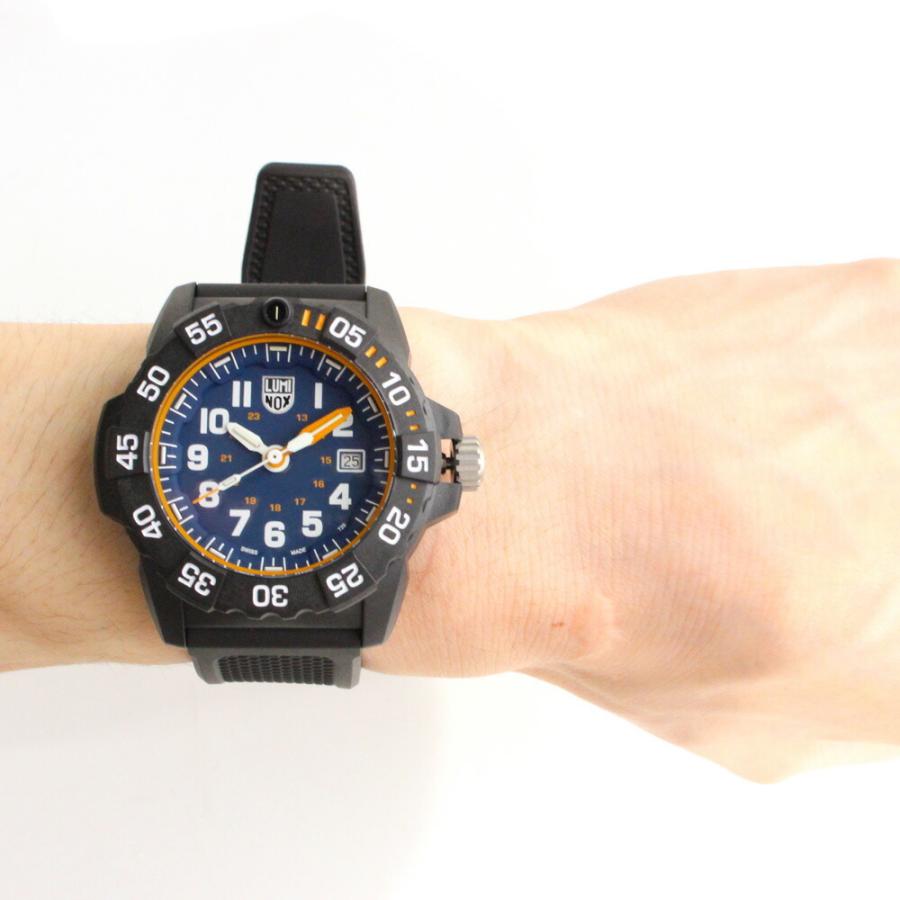 LUMINOX ルミノックス NAVY SEAL  SERIES 腕時計 メンズ 防水 クオーツ アナログ T カーボン ラバー ブラック  ネイビー .NSF 保証