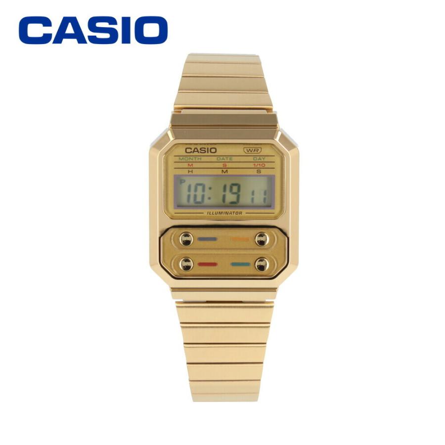 CASIO カシオ チープカシオ チプカシ 腕時計 時計 ユニセックス メンズ レディース クオーツ デジタル 樹脂 ステンレス ゴールド  A100WEG-9A 1年保証 : a100weg-9a : 時計倉庫TOKIA - 通販 - Yahoo!ショッピング