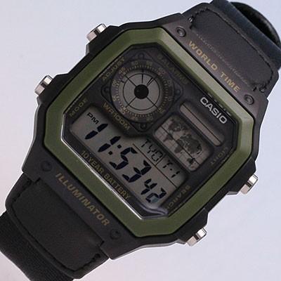 CASIO カシオ チープカシオ STANDARD スタンダード 腕時計 時計 メンズ レディース ユニセックス デジタル 防水 カジュアル ビジネス AE-1200WHB-1B 父の日｜tokei-tokia｜02