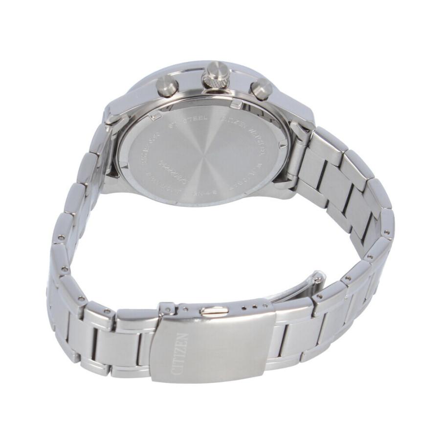 CITIZEN シチズン腕時計 メンズ クオーツ アナログ クロノグラフ ステンレス メタル シルバー ネイビー AN8190-51L 爆買 ...