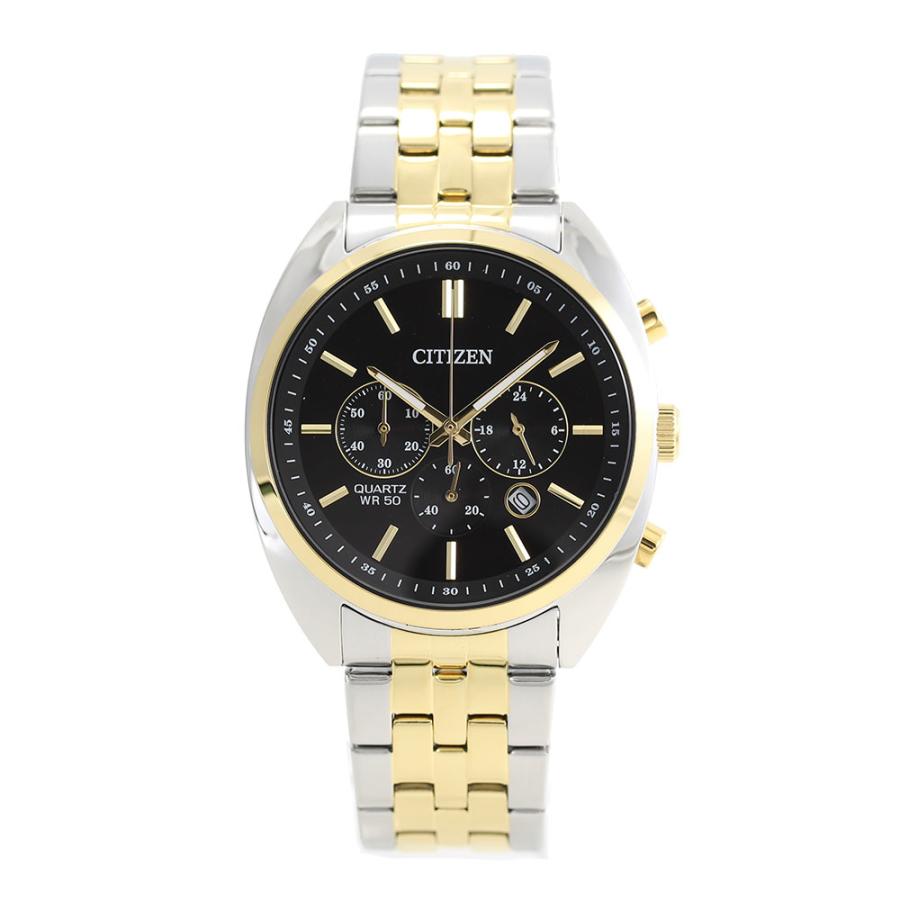 CITIZEN クロノグラフ 時計 シルバー/ゴールド