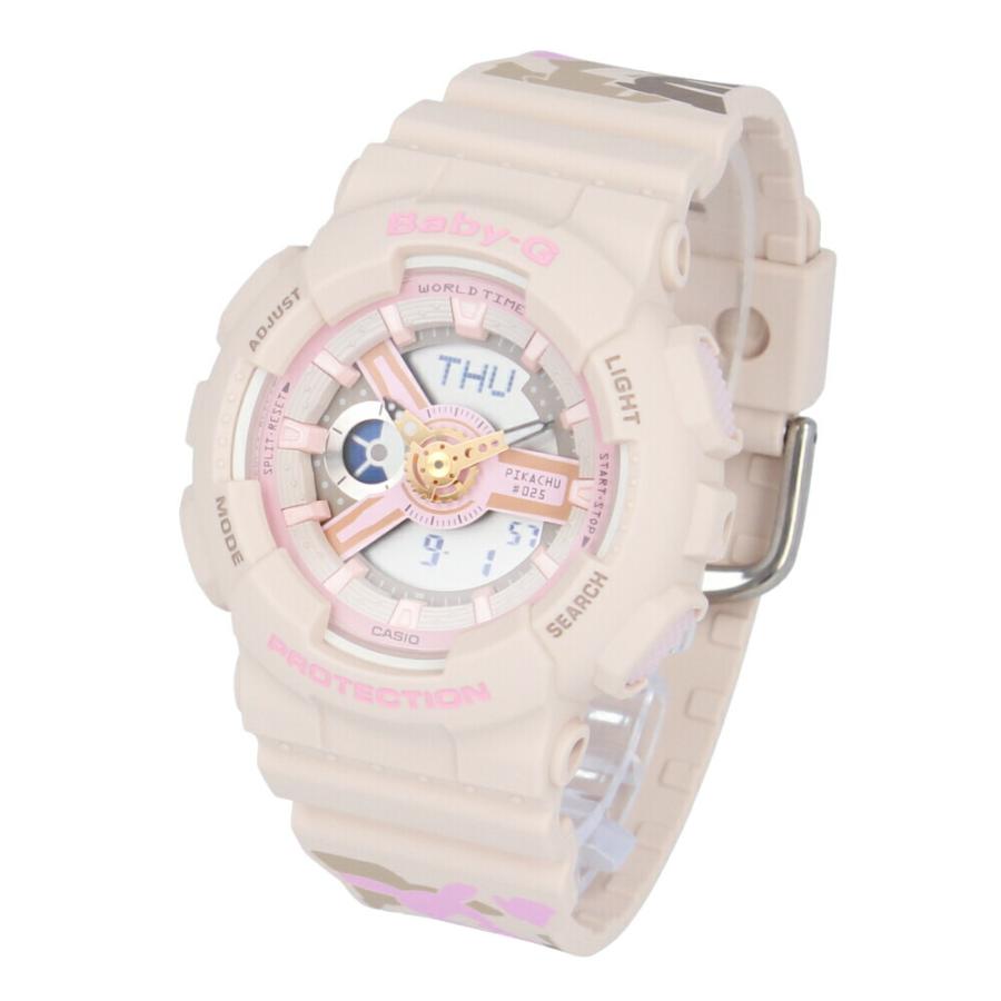 CASIO BABY-G ポケモンコラボ　限定ピカチュウ　BA-110 ポケモン「ピカチュウ」BABY-Gコラボウォッチ、モンスターボール