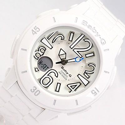 BABY-G ベビージー 腕時計  アナデジ/SS×レジン/ BGA-170   ホワイト レディース / 240001198590 Baby-G - BABY-G ベビージー 腕時計 アナデジ/SS×レジン/ BGA-170