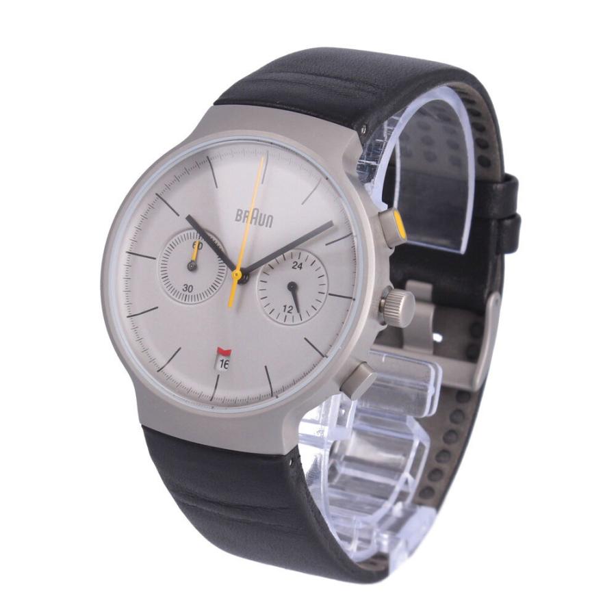 BRAUN ブラウン 腕時計 時計 メンズ クオーツ クロノグラフ レザー
