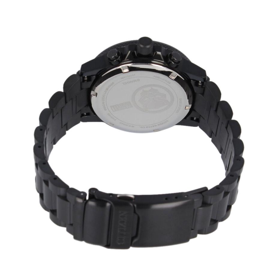 CITIZEN MARVEL クロノグラフ ブラックパンサー中古品