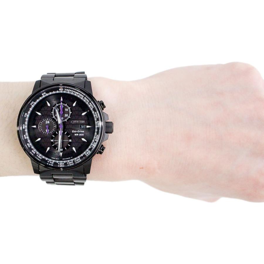 CITIZEN MARVEL クロノグラフ ブラックパンサー　中古品 CITIZEN MARVEL クロノグラフ ブラックパンサー 中古品 時計