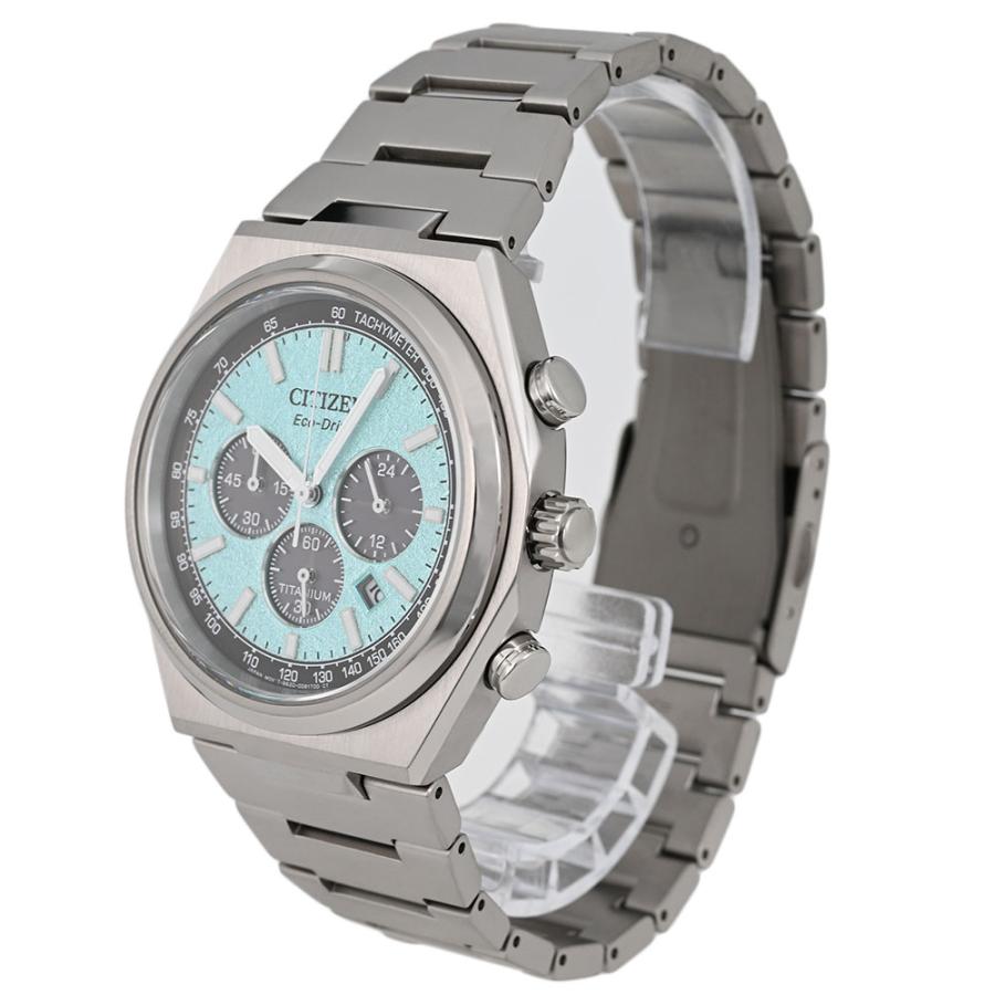 稼動品　CITIZEN シチズン　クロノグラフ　スクエア　メンズ　ソーラー腕時計 CITIZEN COLLECTION シチズンコレクション エコドライブ ソーラー