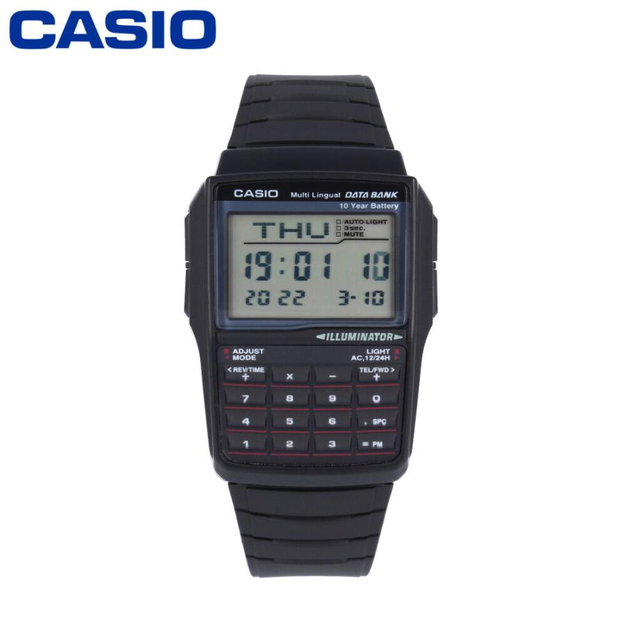 CASIO カシオ チープカシオ STANDARD スタンダード 腕時計 時計 メンズ レディース ユニセックス デジタル 電卓 ブラック  DBC-32-1 :dbc-32-1adf:時計倉庫TOKIA - 通販 - Yahoo!ショッピング