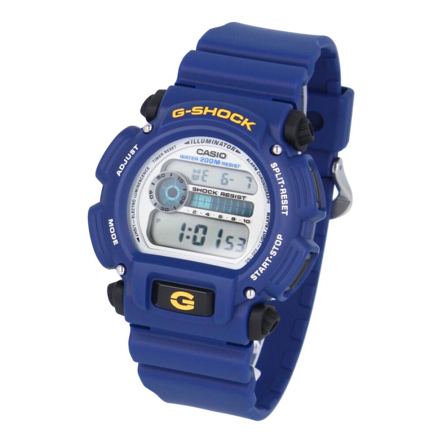 CASIO カシオ G-SHOCK ジーショック Gショック 腕時計 時計 メンズ 防水 クオーツ デジタル ネイビーブルー グレーシルバー  DW-9052-2 1年保証