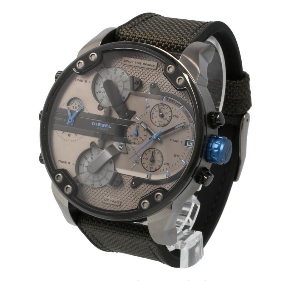 激安の Diesel ディーゼル Dz74 Mr Daddy 2 0 ミスターダディー 2 0 腕時計 メンズ 57mm クロノグラフ ガンメタリック ブラック 限定製作 Kslcity Com My