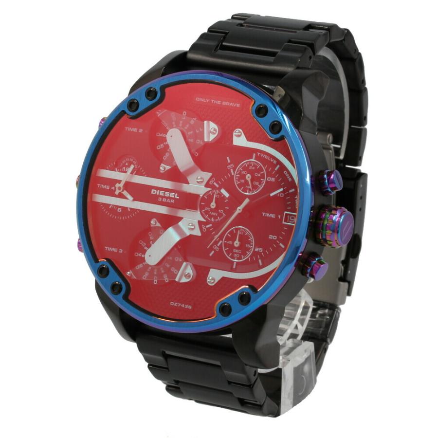 DIESEL ディーゼル Mr. Daddy 2.0 ミスターダディ 2.0 腕時計 時計 メンズ アナログ 防水 クロノグラフ カジュアル 57mm  大き目 ビッグケース 虹色 DZ7436 : dz7436 : 時計倉庫TOKIA - 通販 - Yahoo!ショッピング