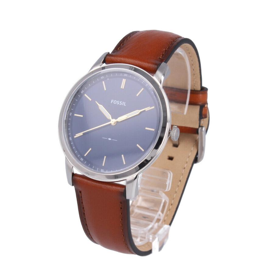 FOSSIL フォッシル腕時計 メンズ レザー ブラウン ブルー カジュアル
